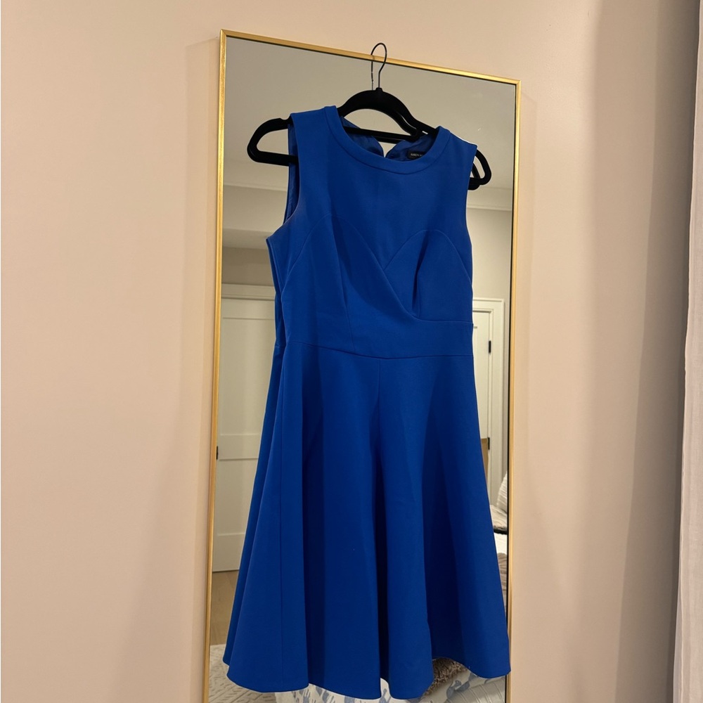 Karen Millen Blue Fit&Flare Dress